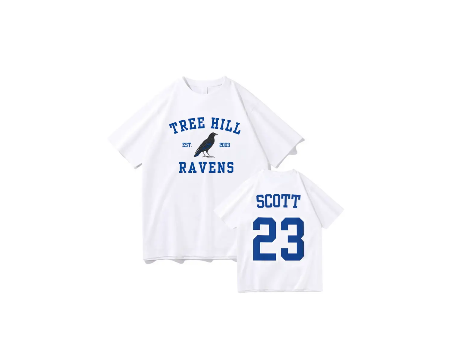 Beyaz Scott 23 TREE HILL RAVENS yaz lar/erkekler yüksek