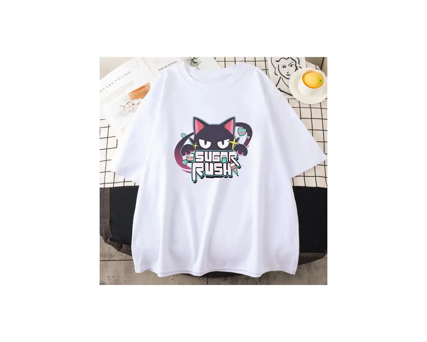 Beyaz Şeker Rush Mavi Arşiv Oyunu Anime Karikatür grafikli lu