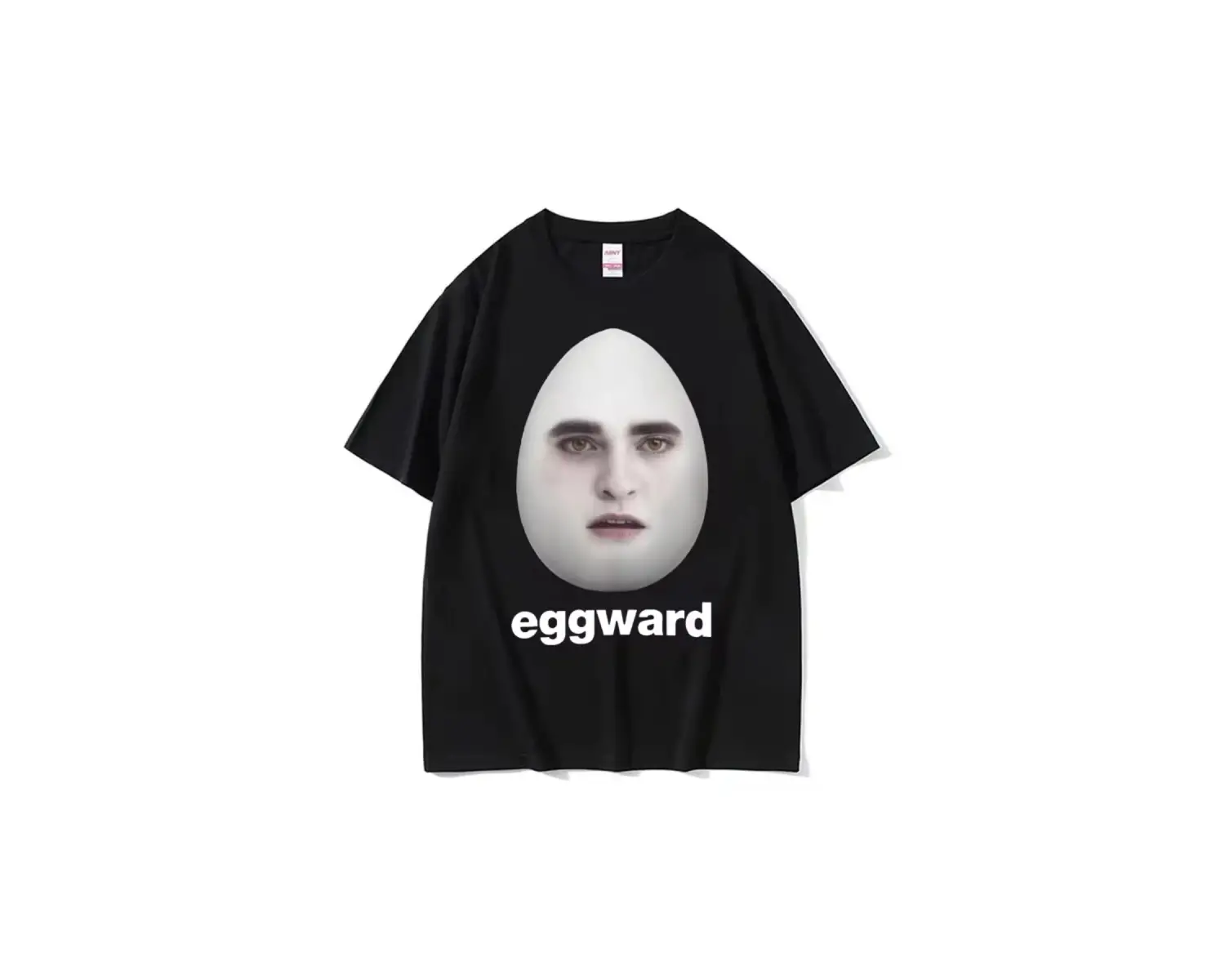 Beyaz Sıcak Alacakaranlık Eggward Komik Meme Edward Cullen Parodi Mizah Tshirt