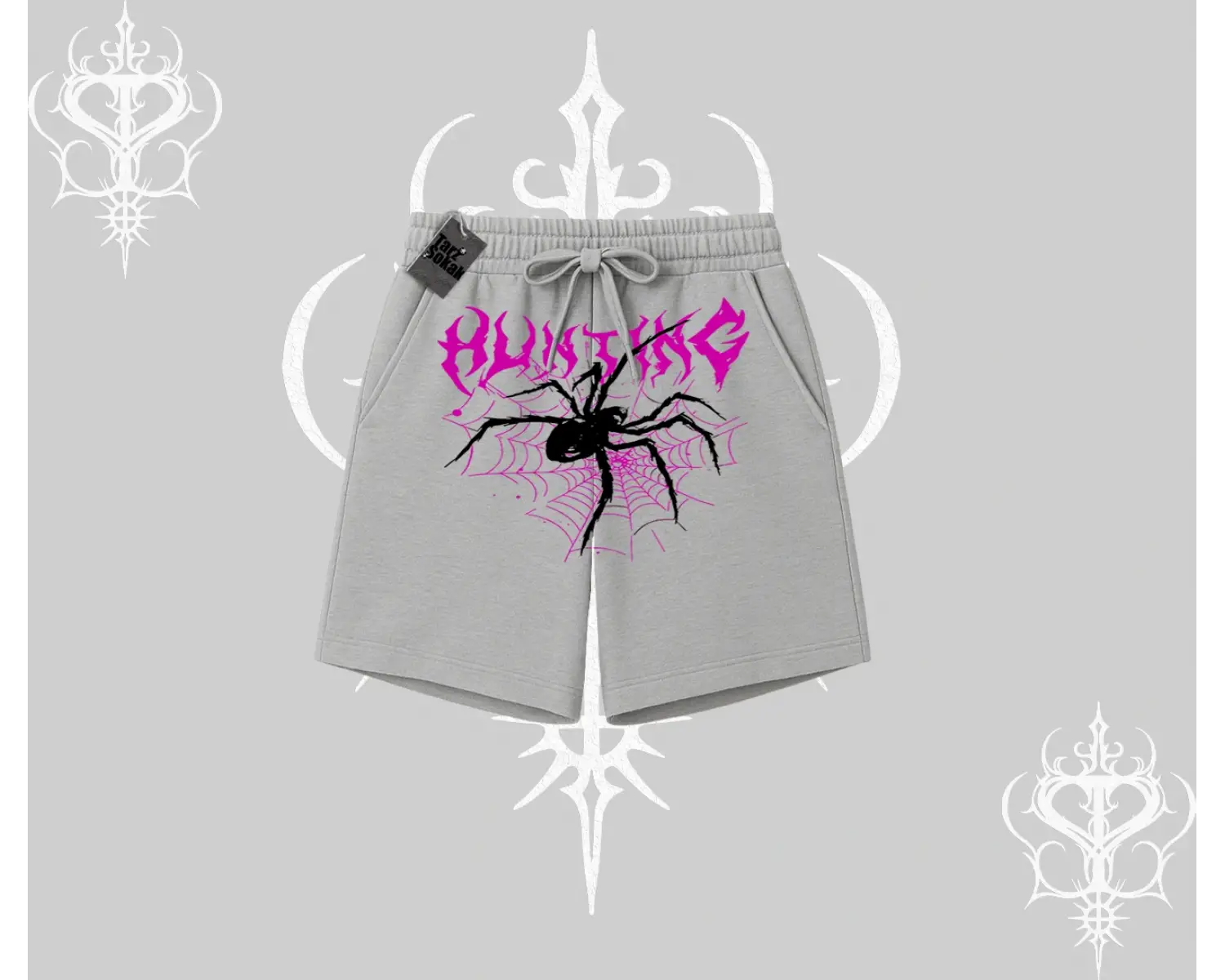 Beyaz Şort Autumn Spider