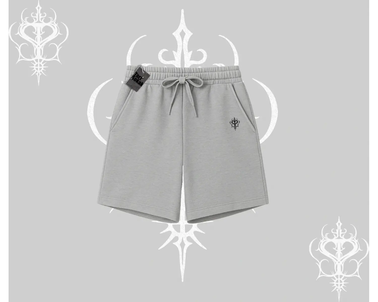 Beyaz Şort Özel logolu