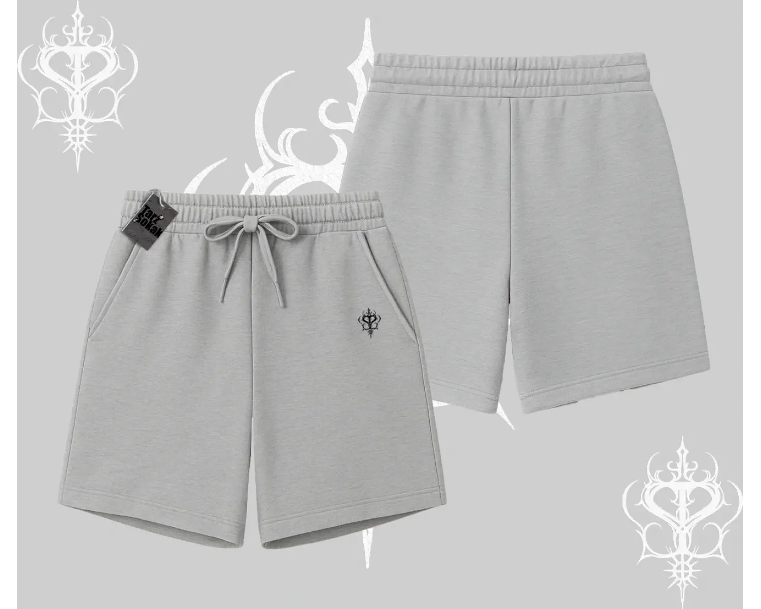 Beyaz Şort Özel logolu