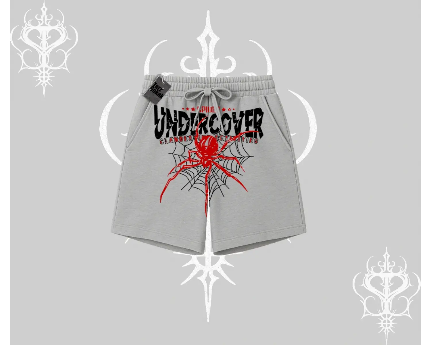 Beyaz Şort Spider Undercover