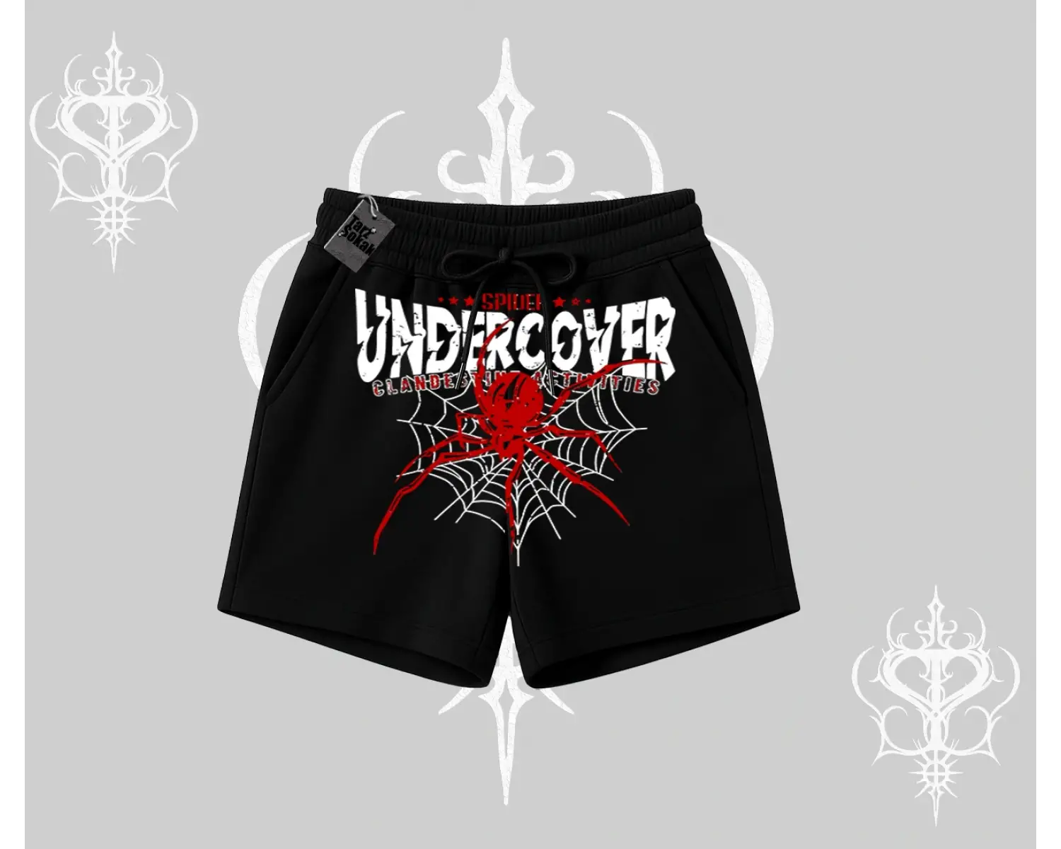 Beyaz Şort Spider Undercover