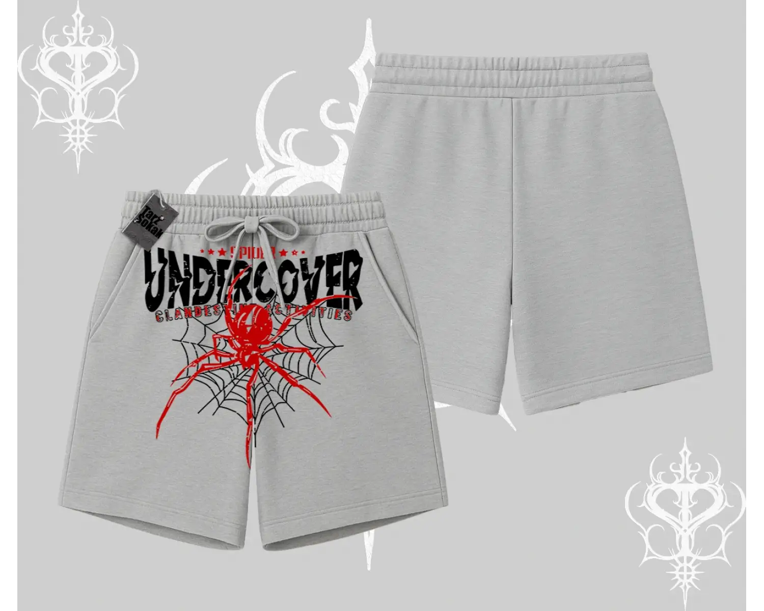 Beyaz Şort Spider Undercover