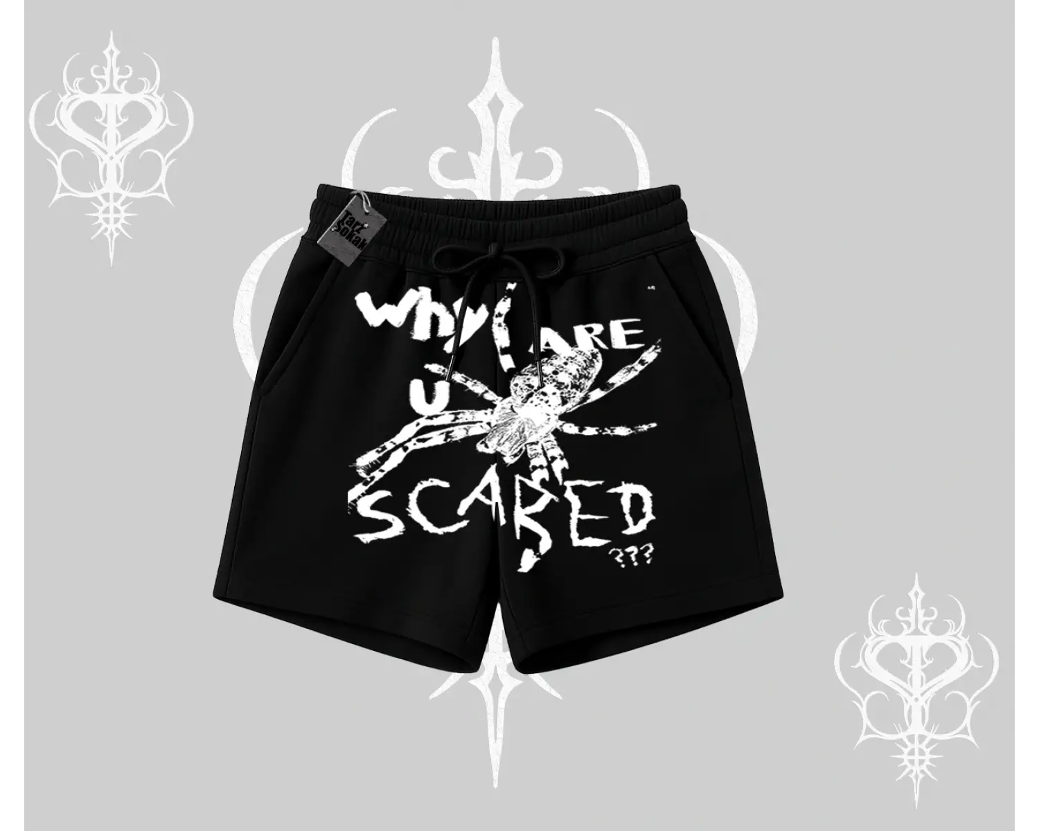 Beyaz Şort Why are u Scared