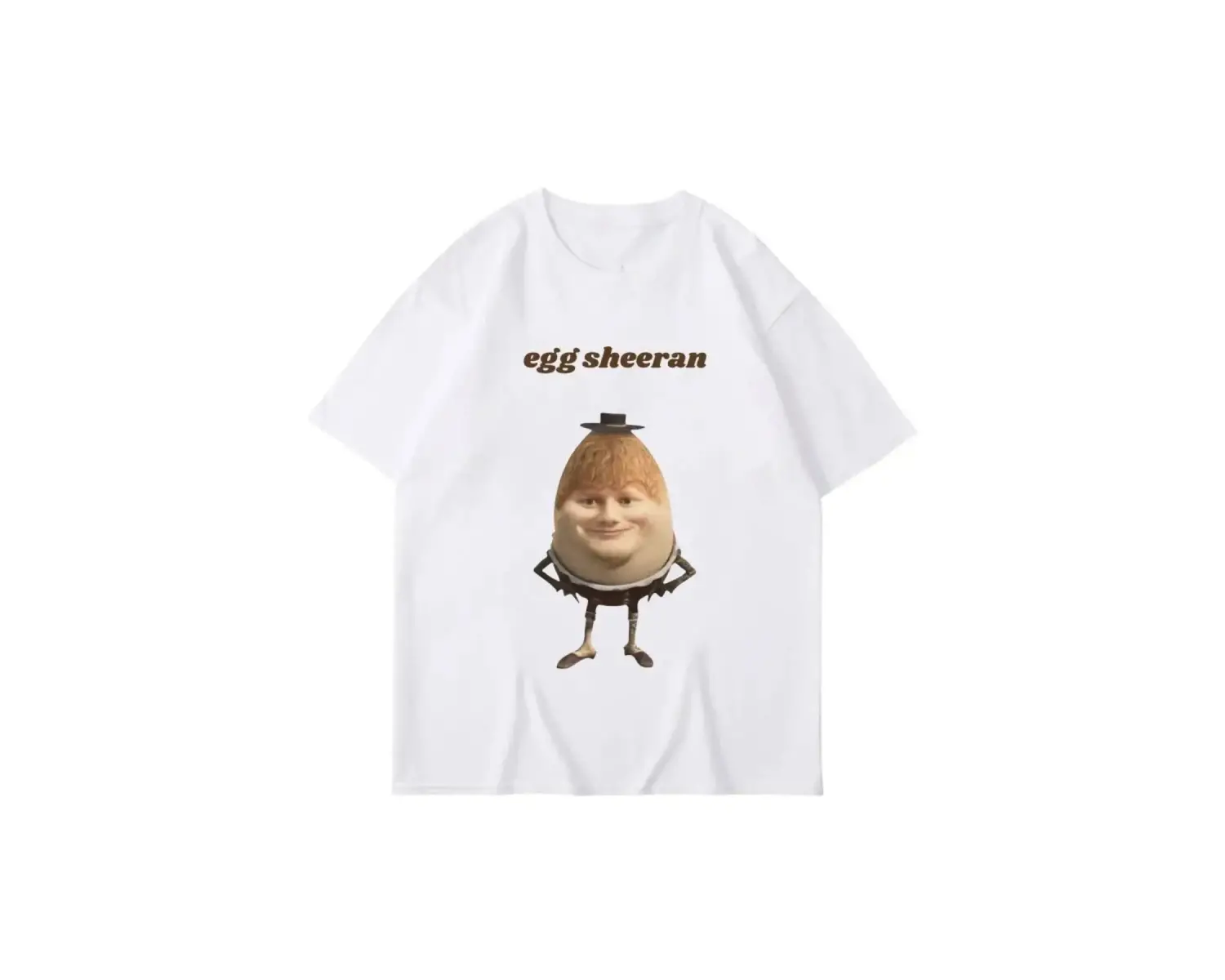Beyaz Streetweet Komik Yumurta Ed Sheeran Meme Grafik Nefes Te