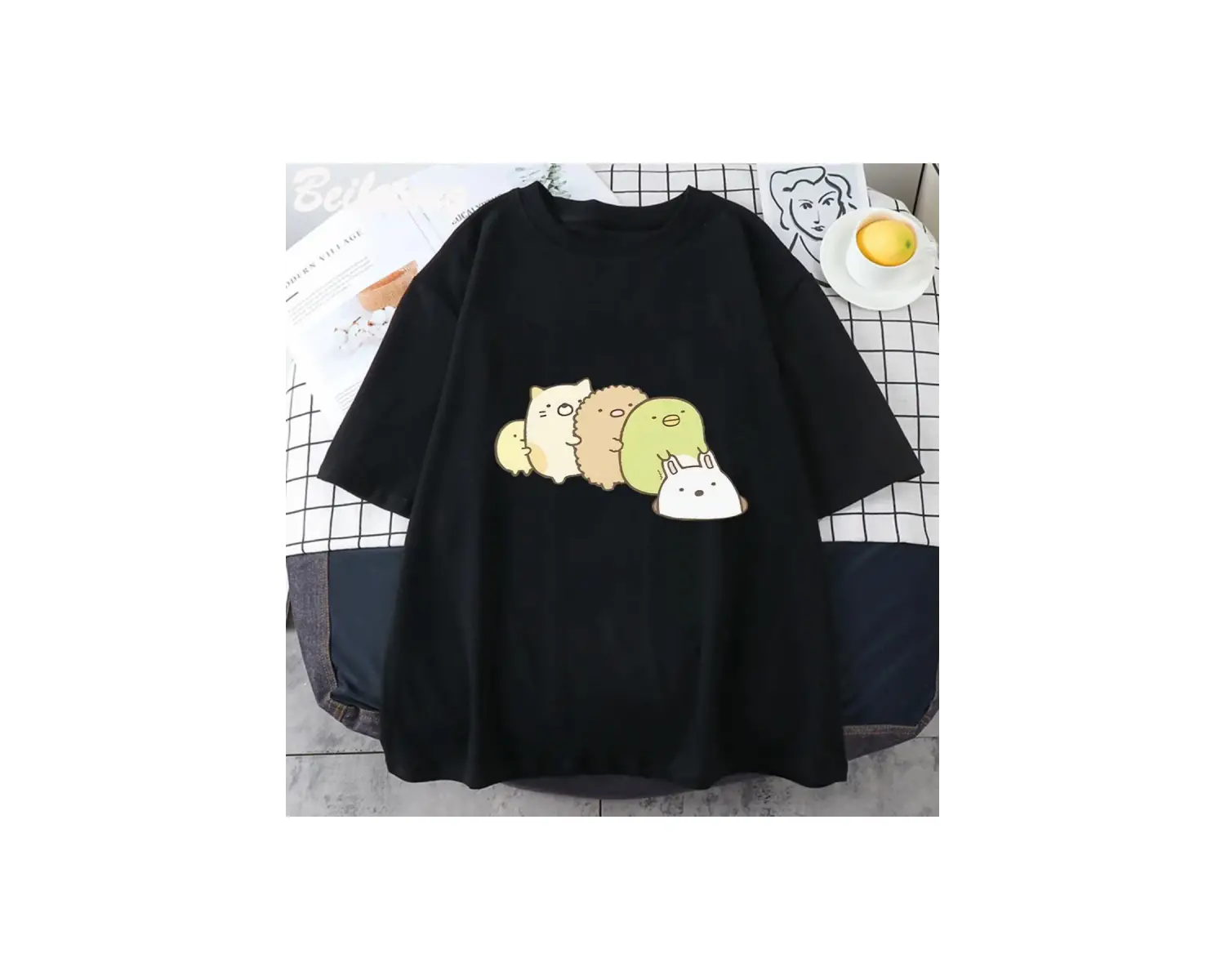 Beyaz Sumikko Gurashi ler lar için Kawaii/sevimli Anime Yaz