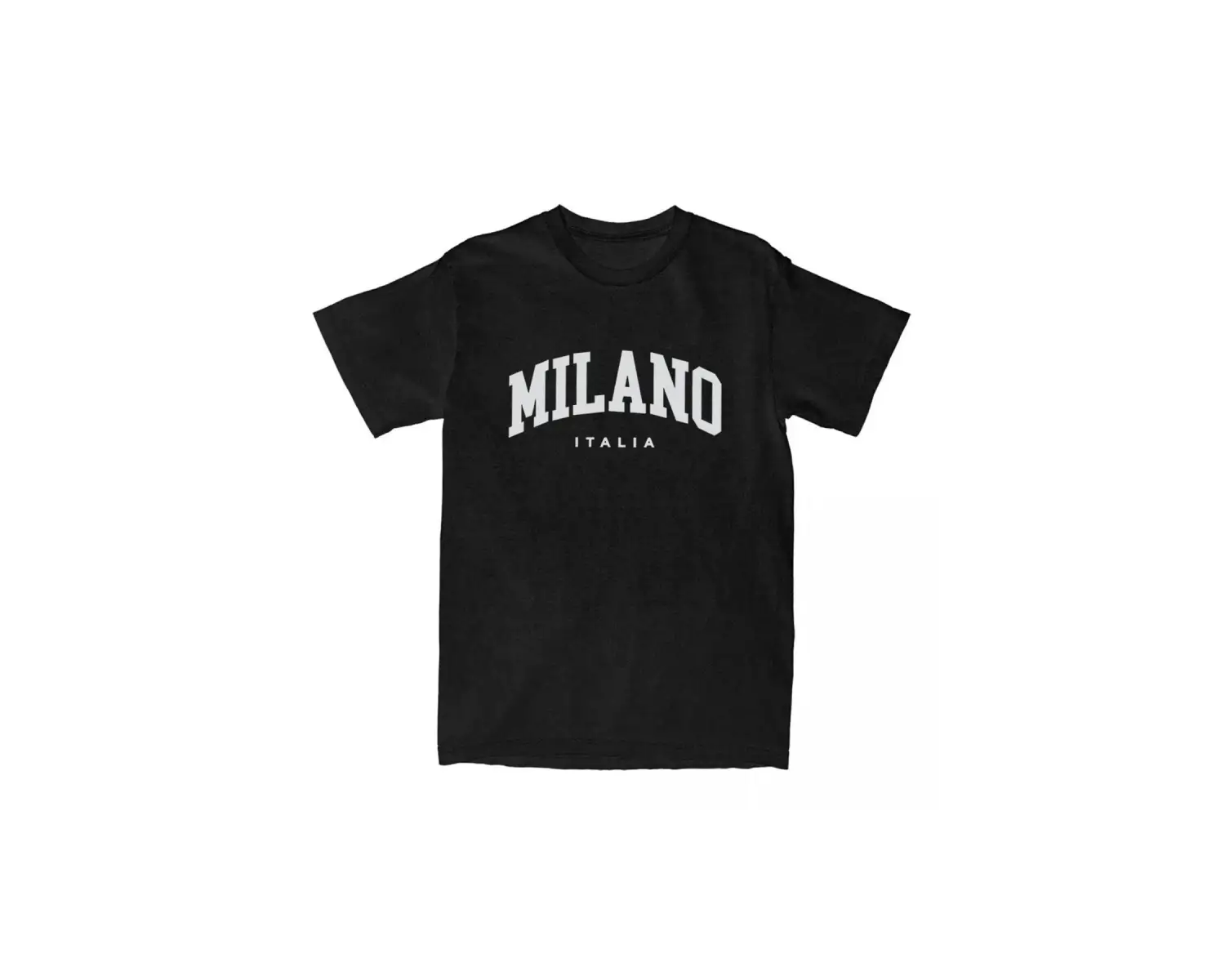 Beyaz Tees Milano İtalya mektup baskı leri yaz