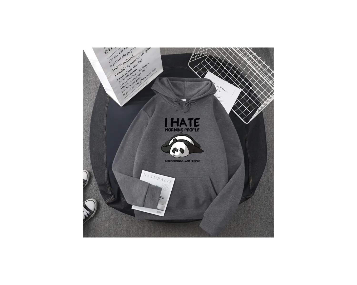 Beyaz Tembel Panda nefret sabah