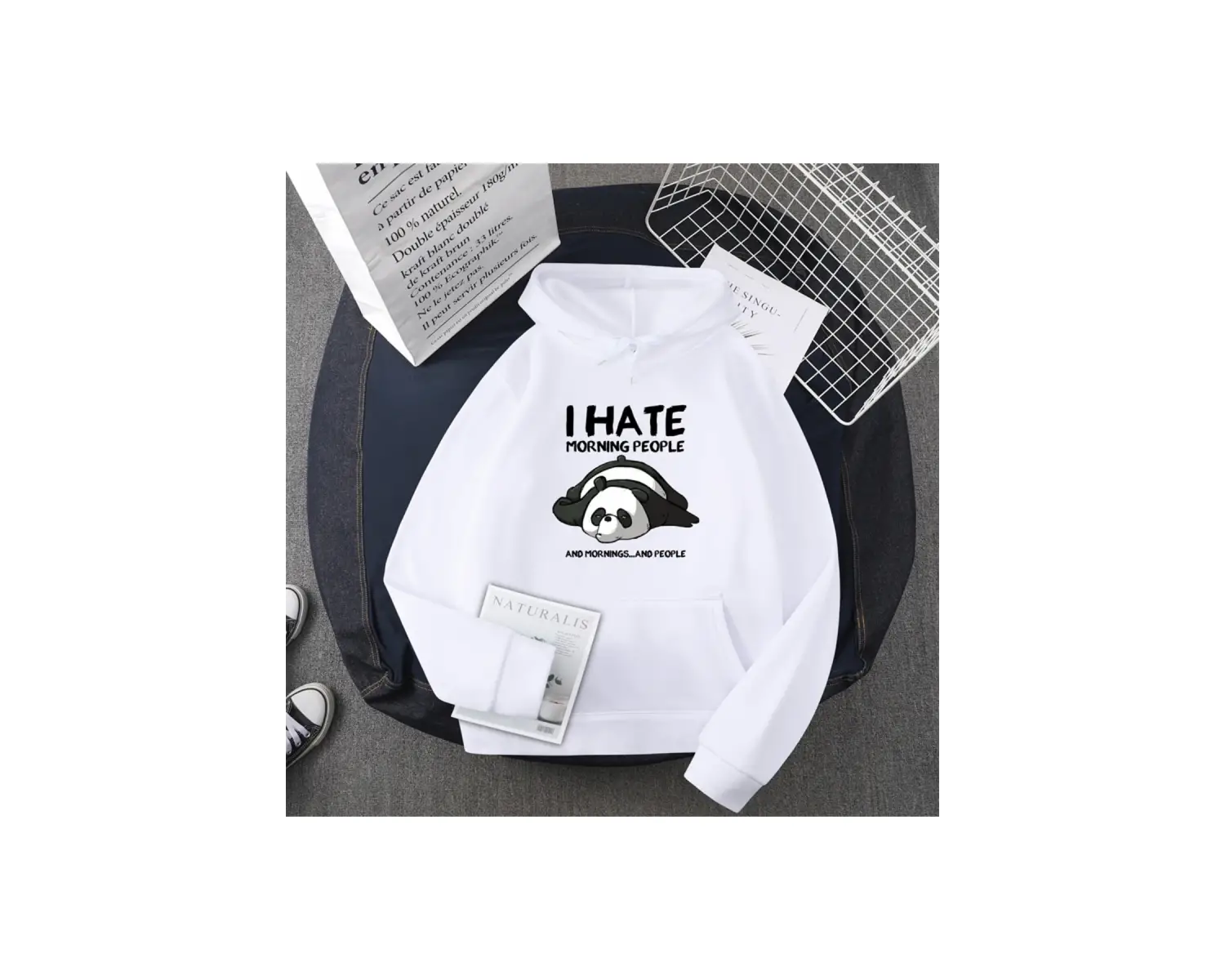 Beyaz Tembel Panda nefret sabah