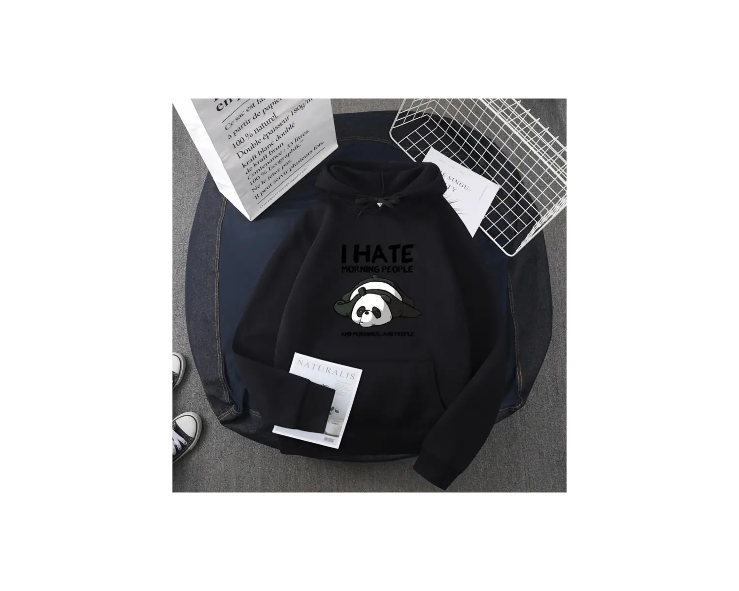 Beyaz Tembel Panda nefret sabah