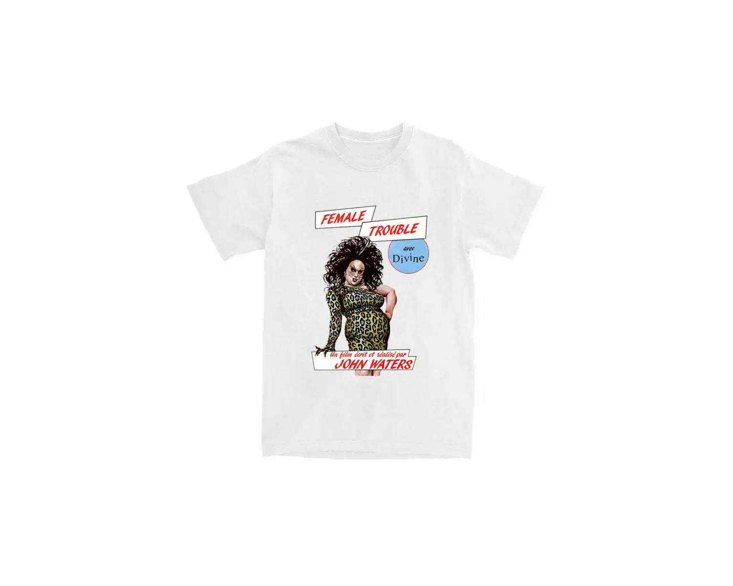 Beyaz The Musical Female Trouble Short Sleeve Cotton Round Neck Co