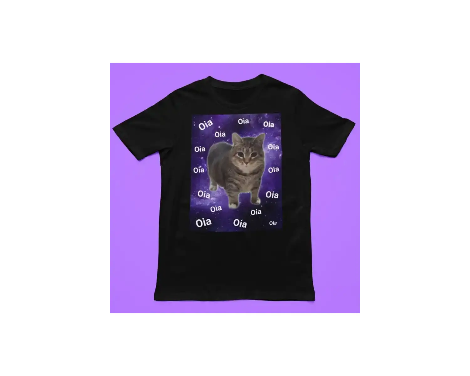 Beyaz UIA Kedi Modeli Eğlenceli Uzay Kedi Kedi Meraklıları için Virüs Modeli Desenleri