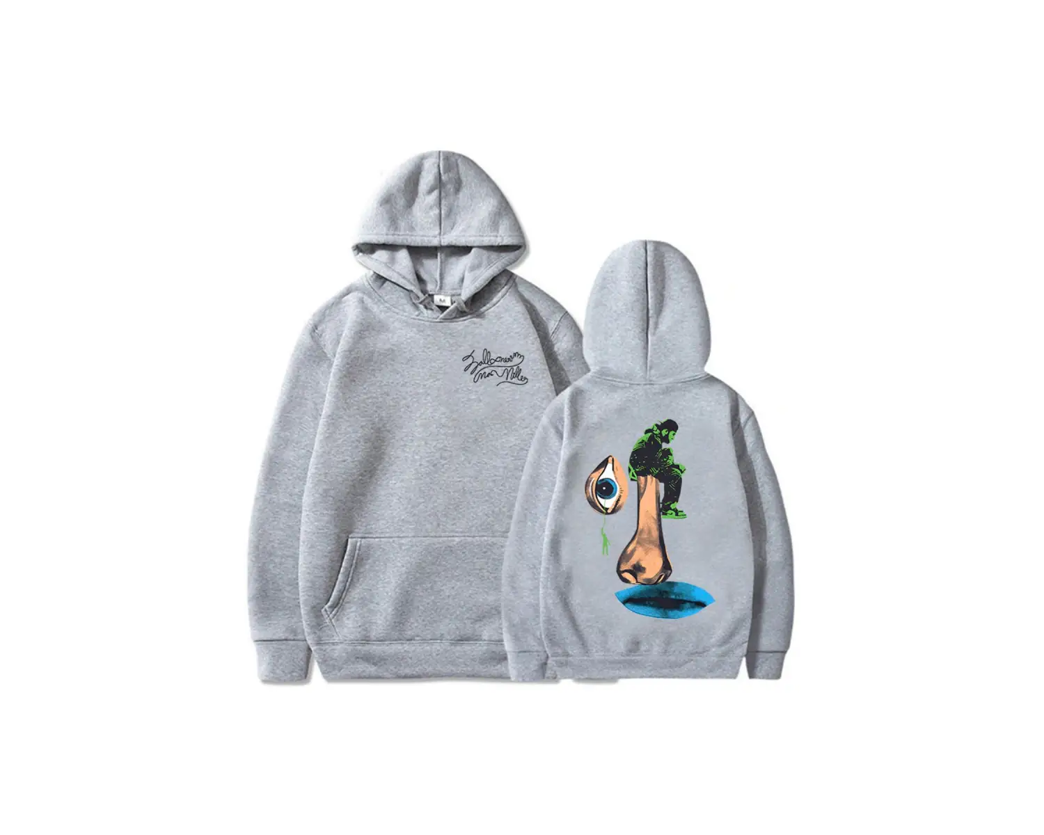 Beyaz Unisex 2025 Album Balloonerism Graphic MaccMiller Singer Printing Sweatshirts Moletom Mascul