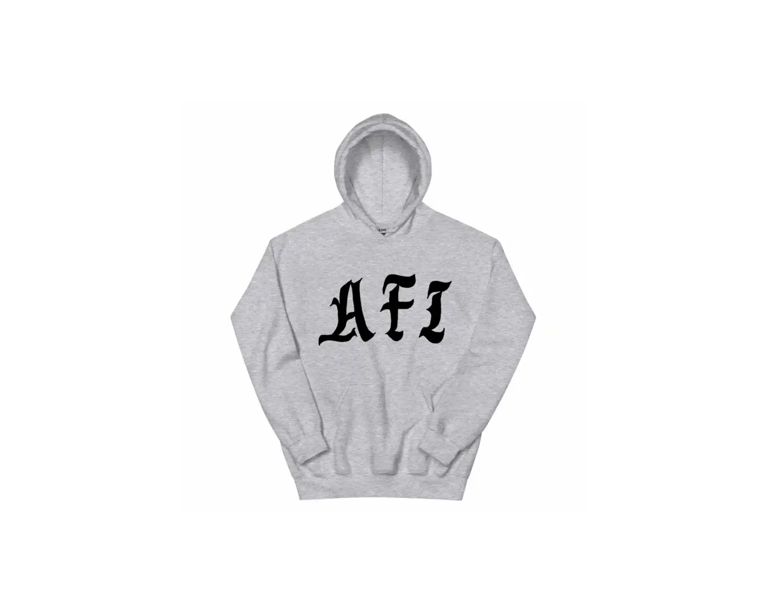 Beyaz Unisex A Fire Inside Siyah Hoodie Yüzleri Fildişi AFI Grafik Moda Kapşonlu