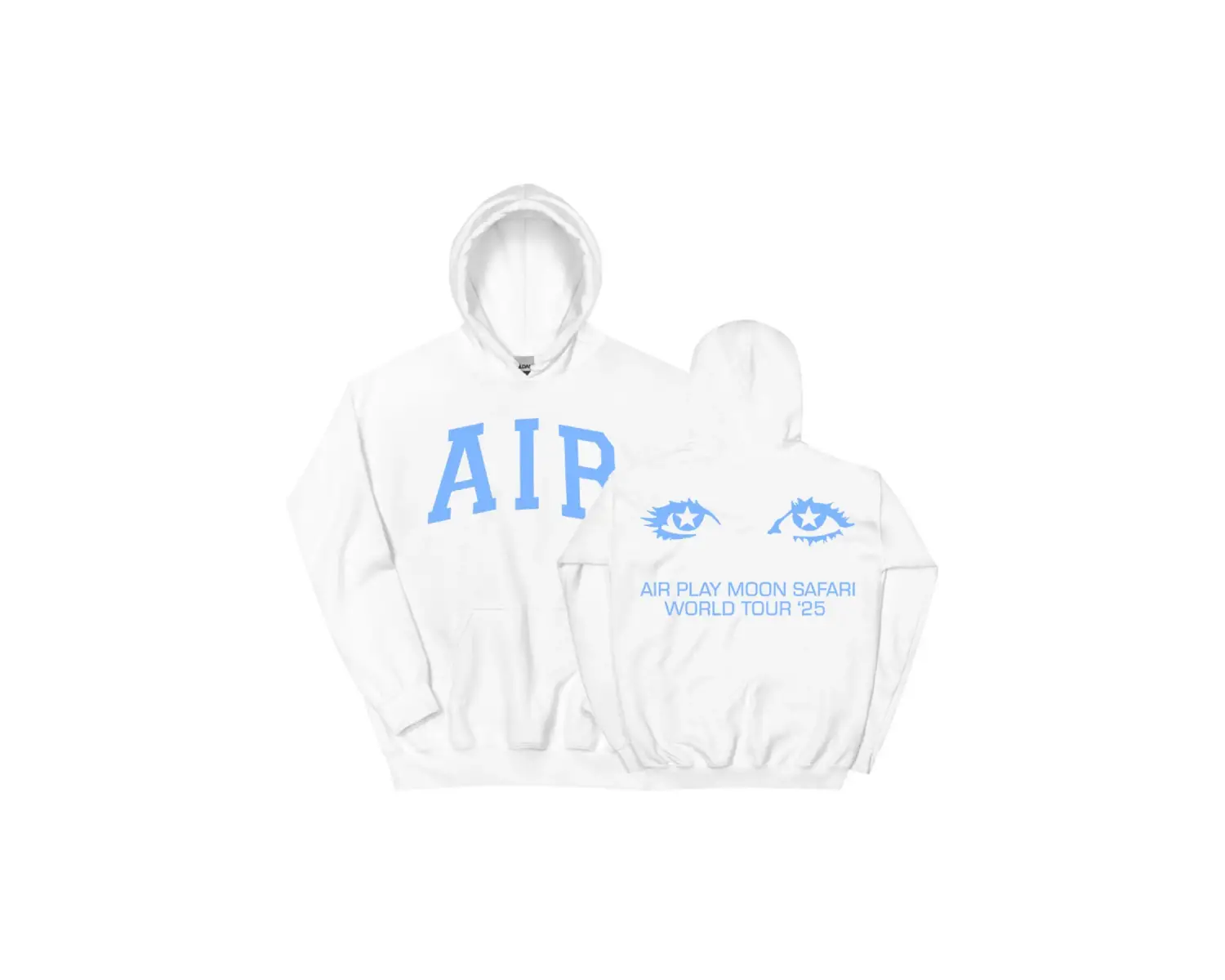 Beyaz Unisex Air MOON SAFARI Dünya Turu Rahat Kapşonlu Sok