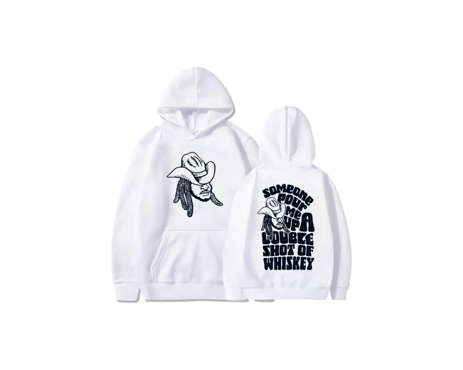 Beyaz Unisex Bir Bar şarkı Shaboozey Nashville Streetwear Vintage moda