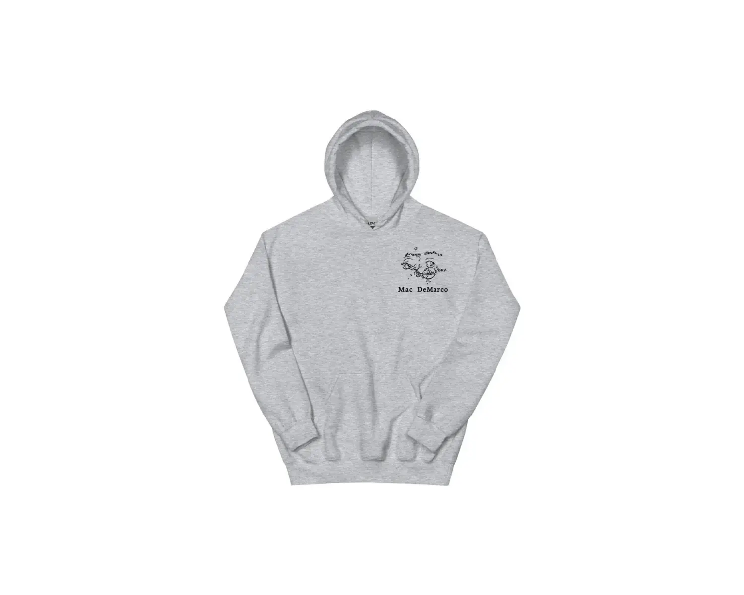 Beyaz Unisex Bir Wayne G Hoodie Mac DeMarco Gitar Grafik Baskı Rahatek Sudade