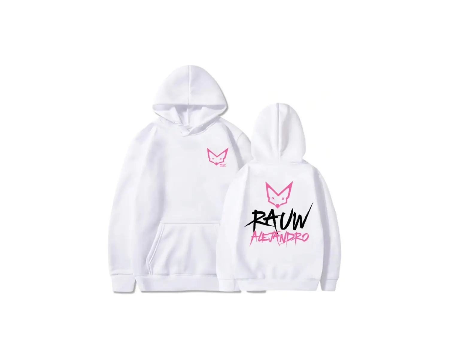 Beyaz Unisex Erkekgiyim rapçi raalealejandro Saturno rahat kapüşonlu Sweat