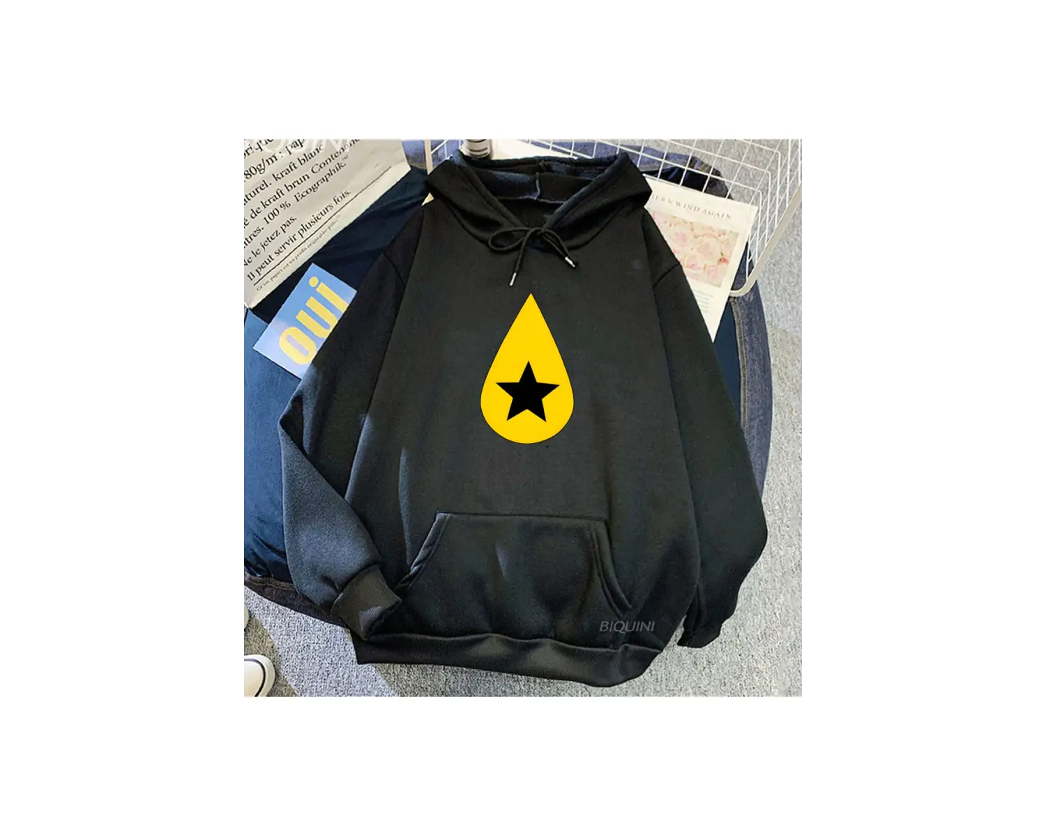 Beyaz Unisex ErkekKapüşonlular Conan Gri Bulunan Cennet Ağır Zihinsel Tarzı Stree