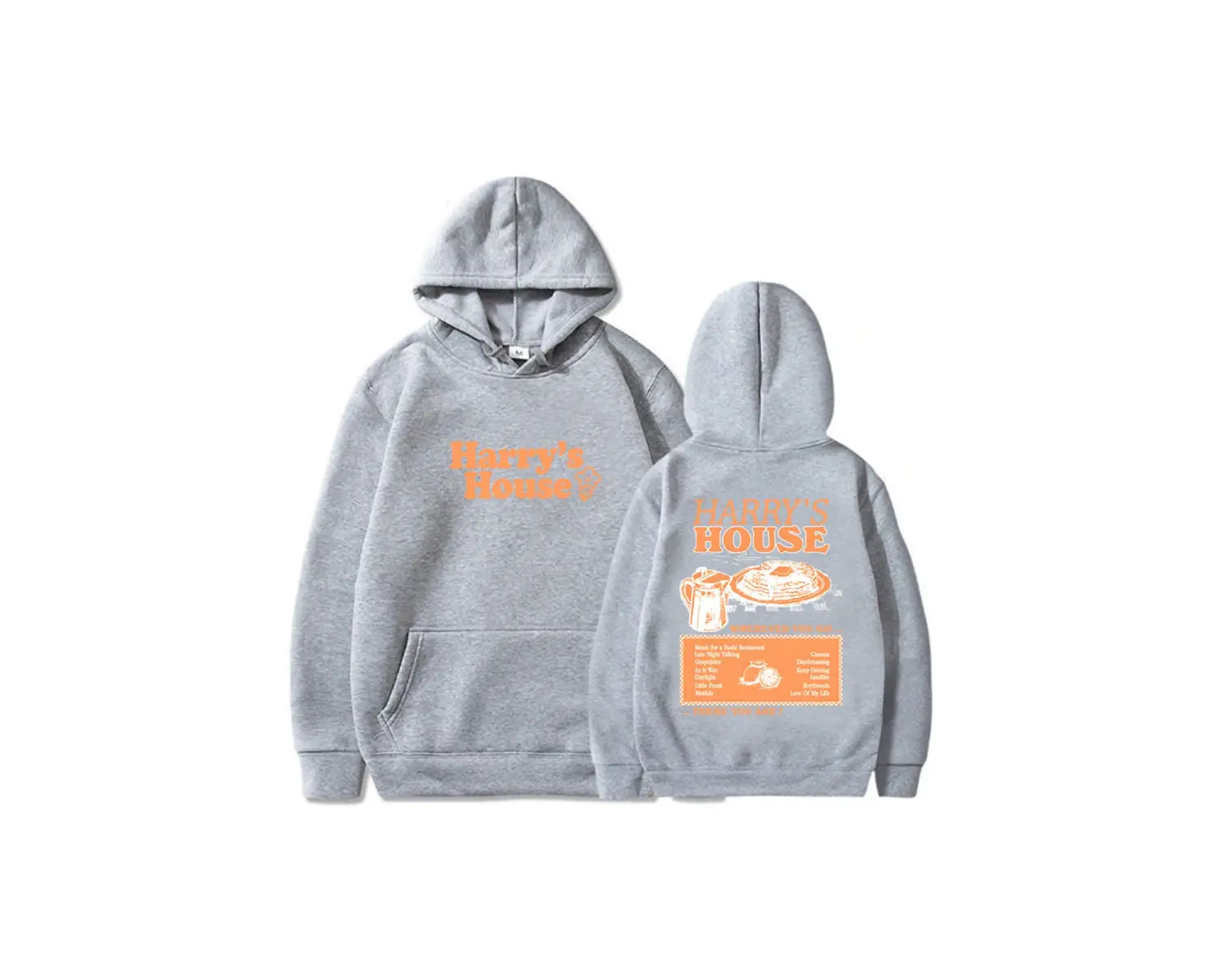 Beyaz Unisex Harrys House Love on Tour Hoody ErkekEstetik Retro Mangakomik Grafik B