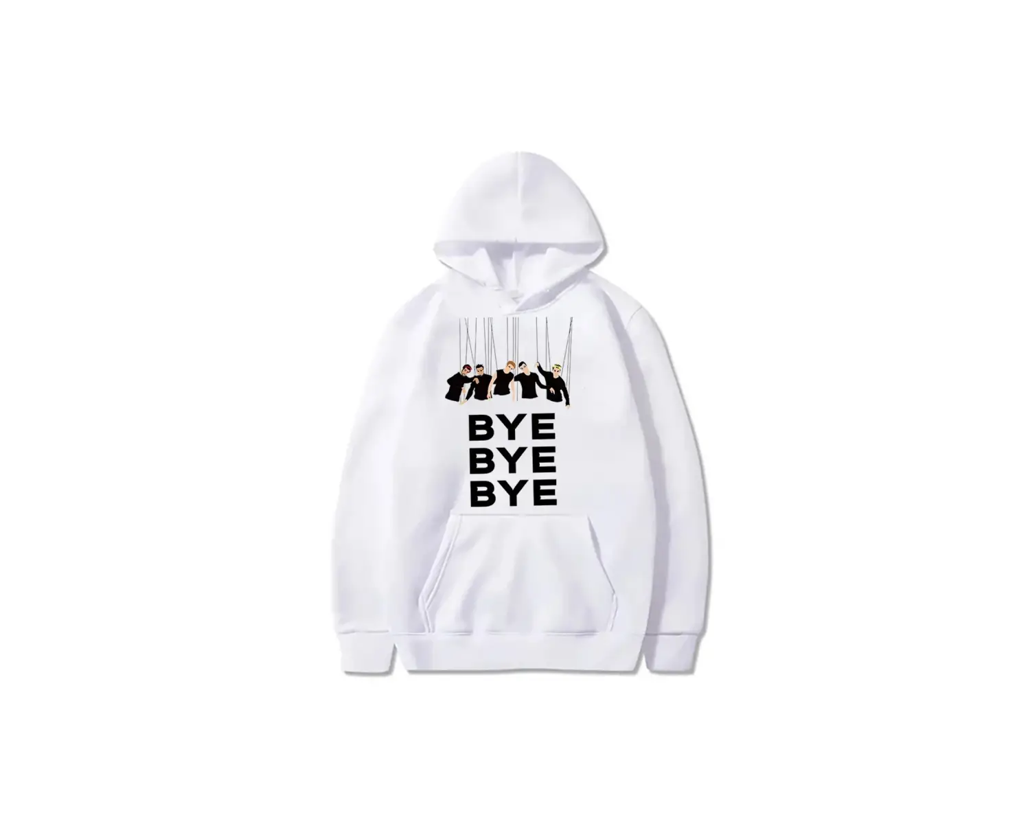 Beyaz Unisex Hoodie grafik boy 90s Vintage giyim yön