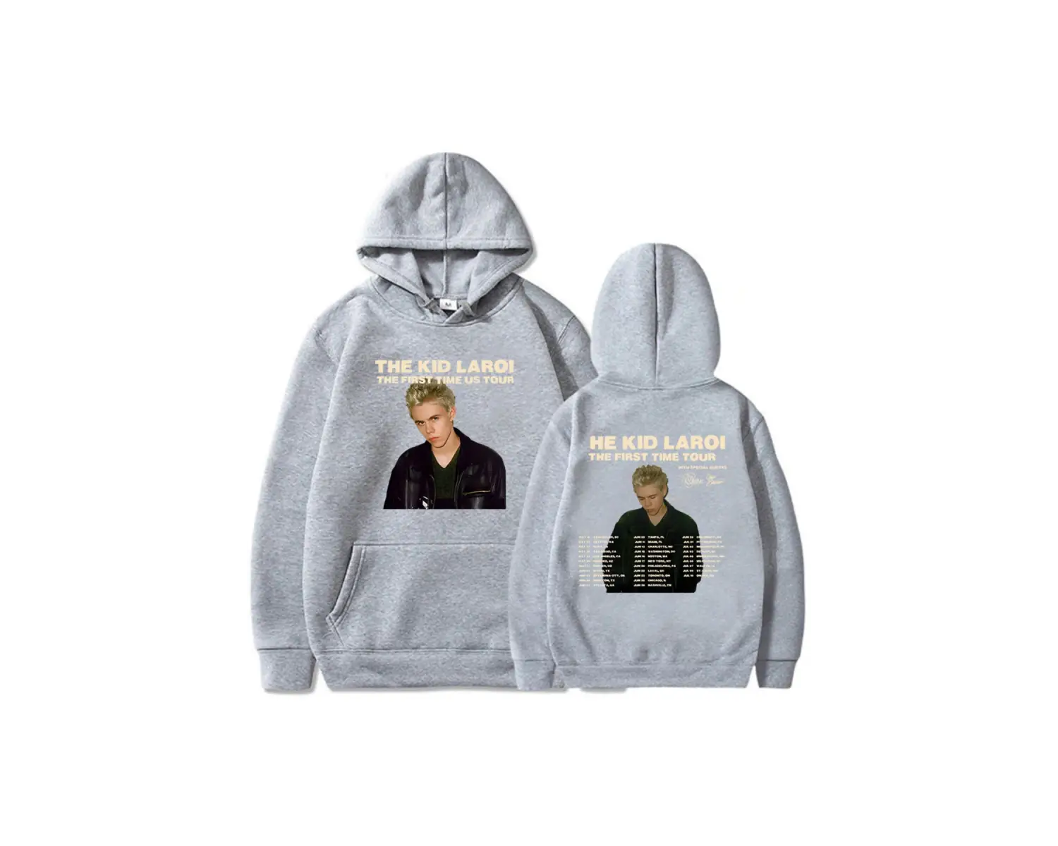 Beyaz Unisex Kapşonlu İlk Zaman Çocuk LAROI Hoodie Albümü Kız Grafik Moletom Masculi