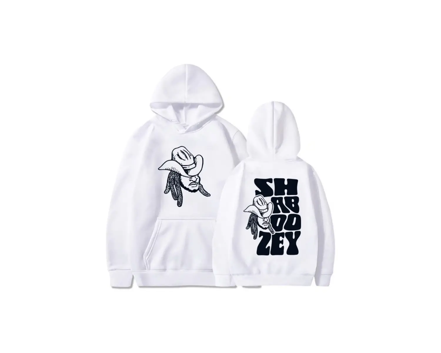 Beyaz Unisex Shaboozey Bar Şarkısı Kapüşonlular Bar Hükümlü Retro Sudaderas Hombre Grafik