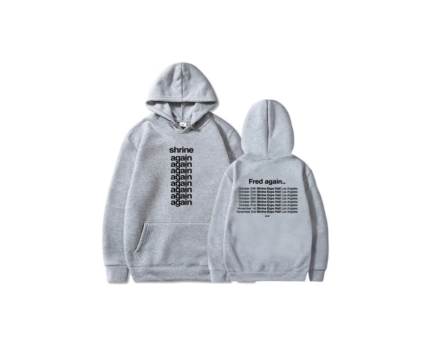 Beyaz Unisex Tapınak Fred tekrar on gün kapşonlu grafik giysi ağır zihinsel m