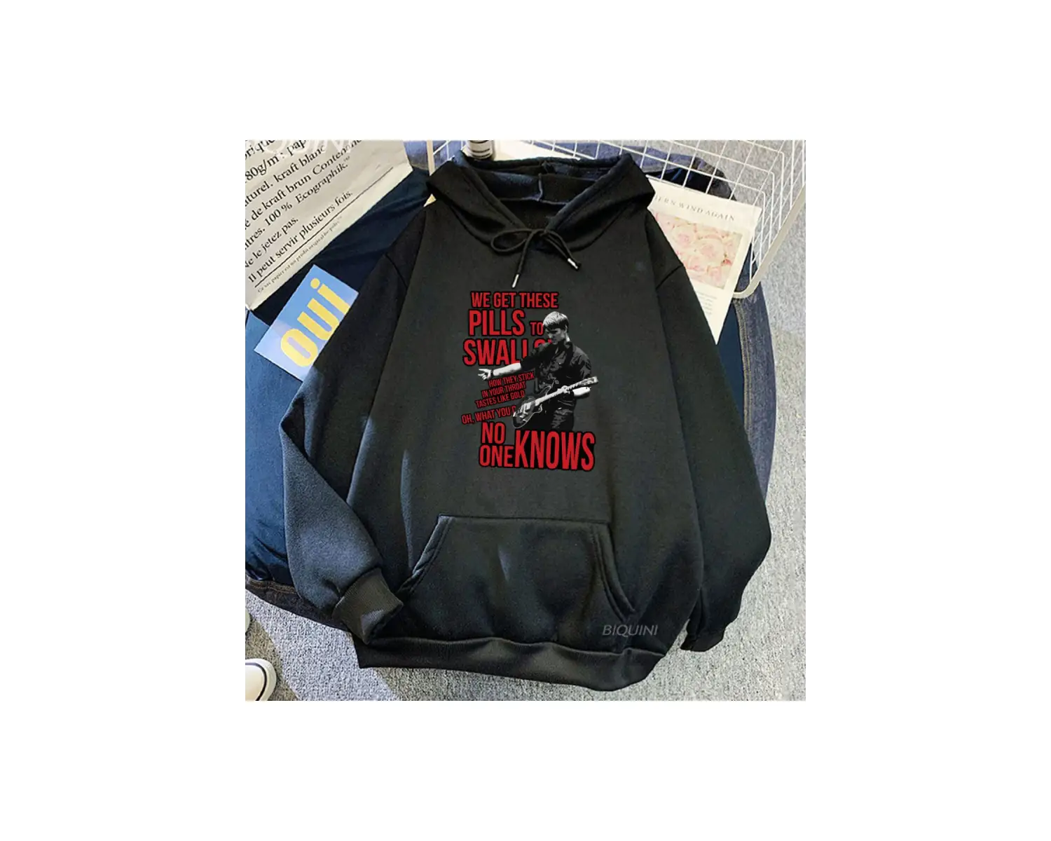 Beyaz Unisex Taş yaş Moletom Streetwear Hip Hop Queens Masculino Masculino Cas