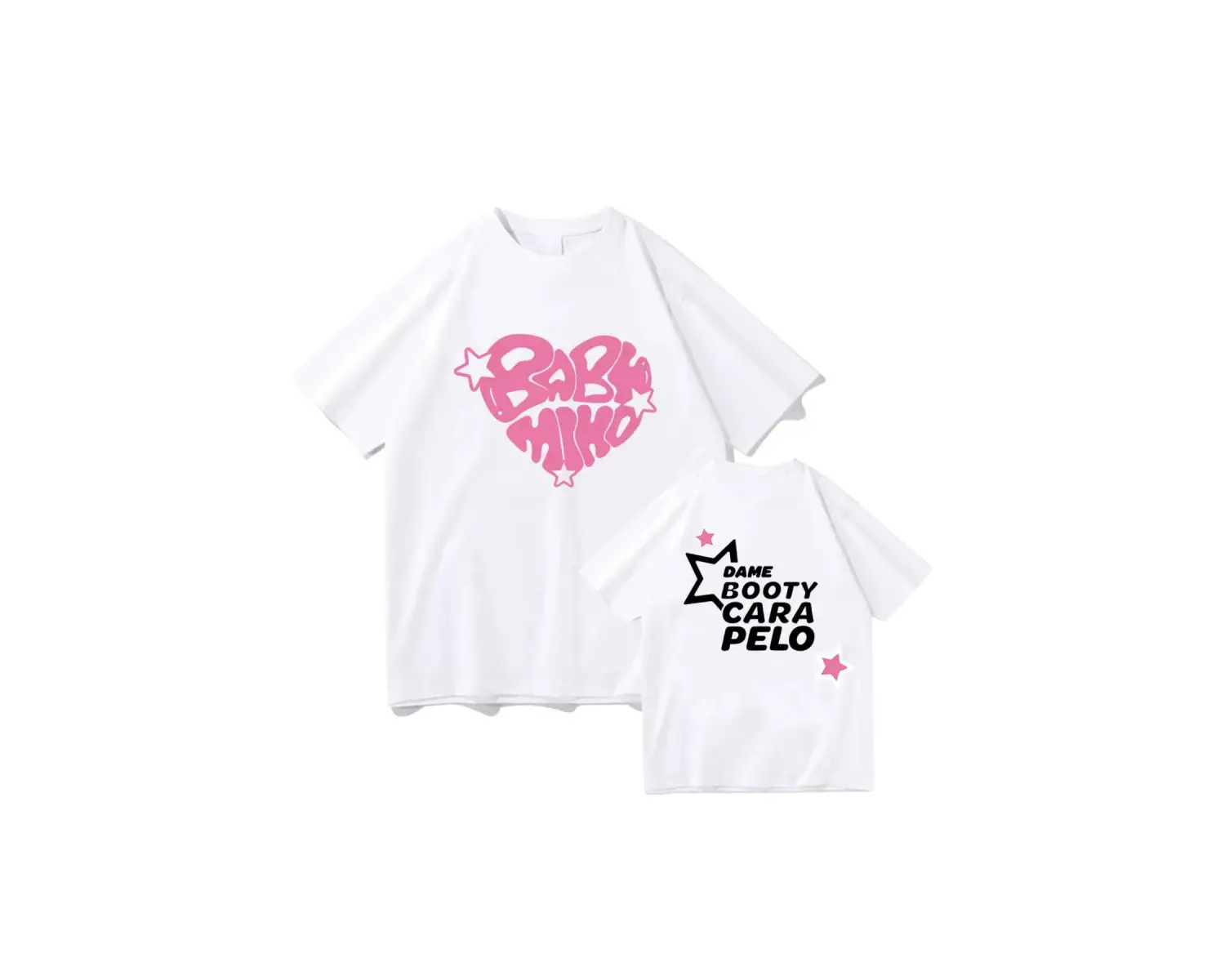 Beyaz XOXO Tour Baby Miko T-shirts YoungMiko Rapper Printing Short Sleeve Summer O-n