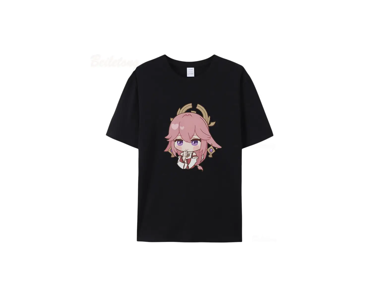 Beyaz Yae Miko Genshin Etki Sıcak Oyun Anime