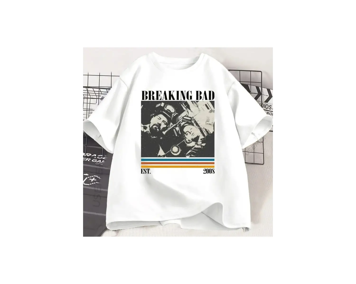 Beyaz Yaz Karikatür Şık Retro Komik Sevimli Zarif Yay Yavru Baskı günlük Üst T-sh