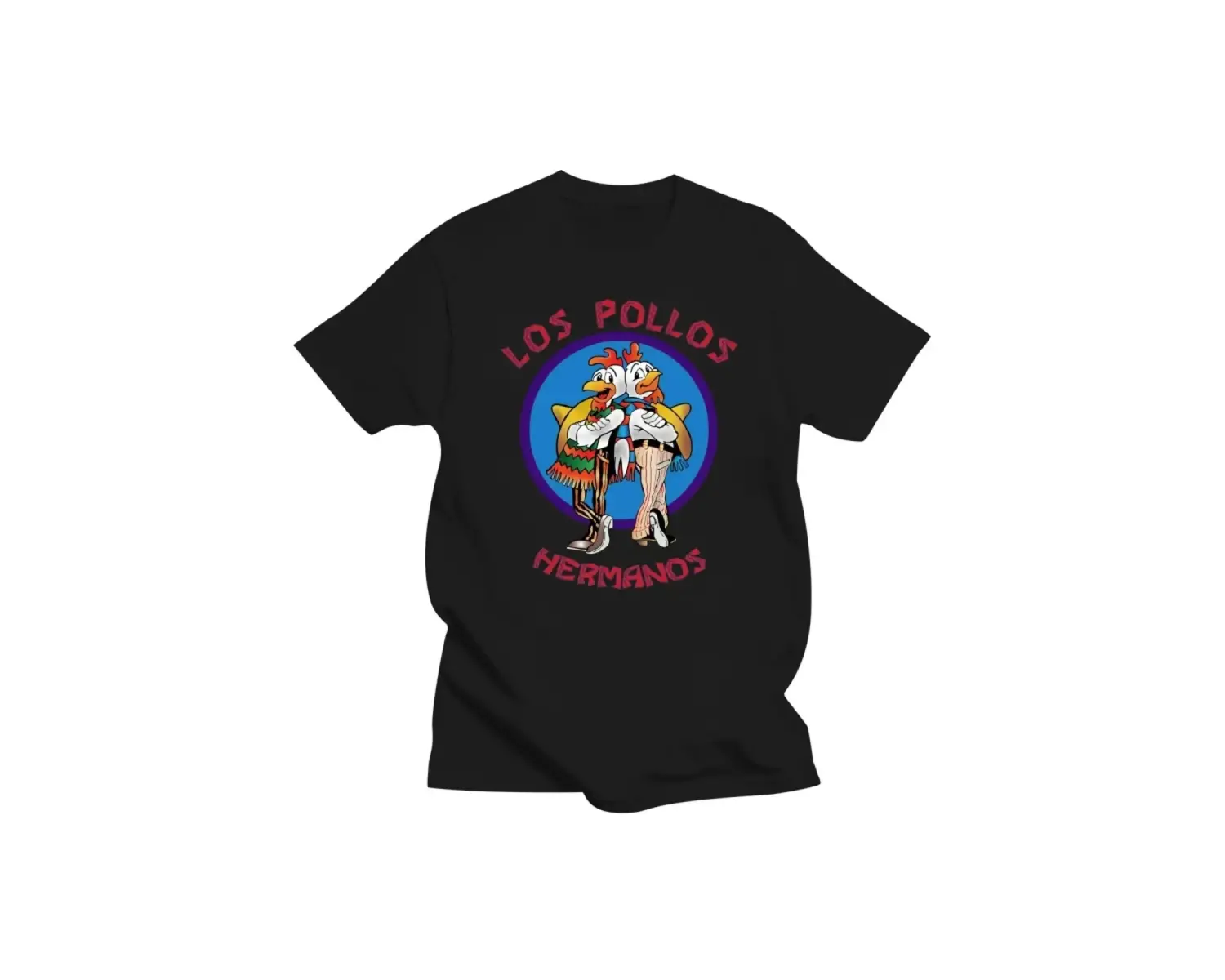 Beyaz Yeni li Breaking Bad LOS POLLOS Tavuk Kardeşler Baskılı Komik