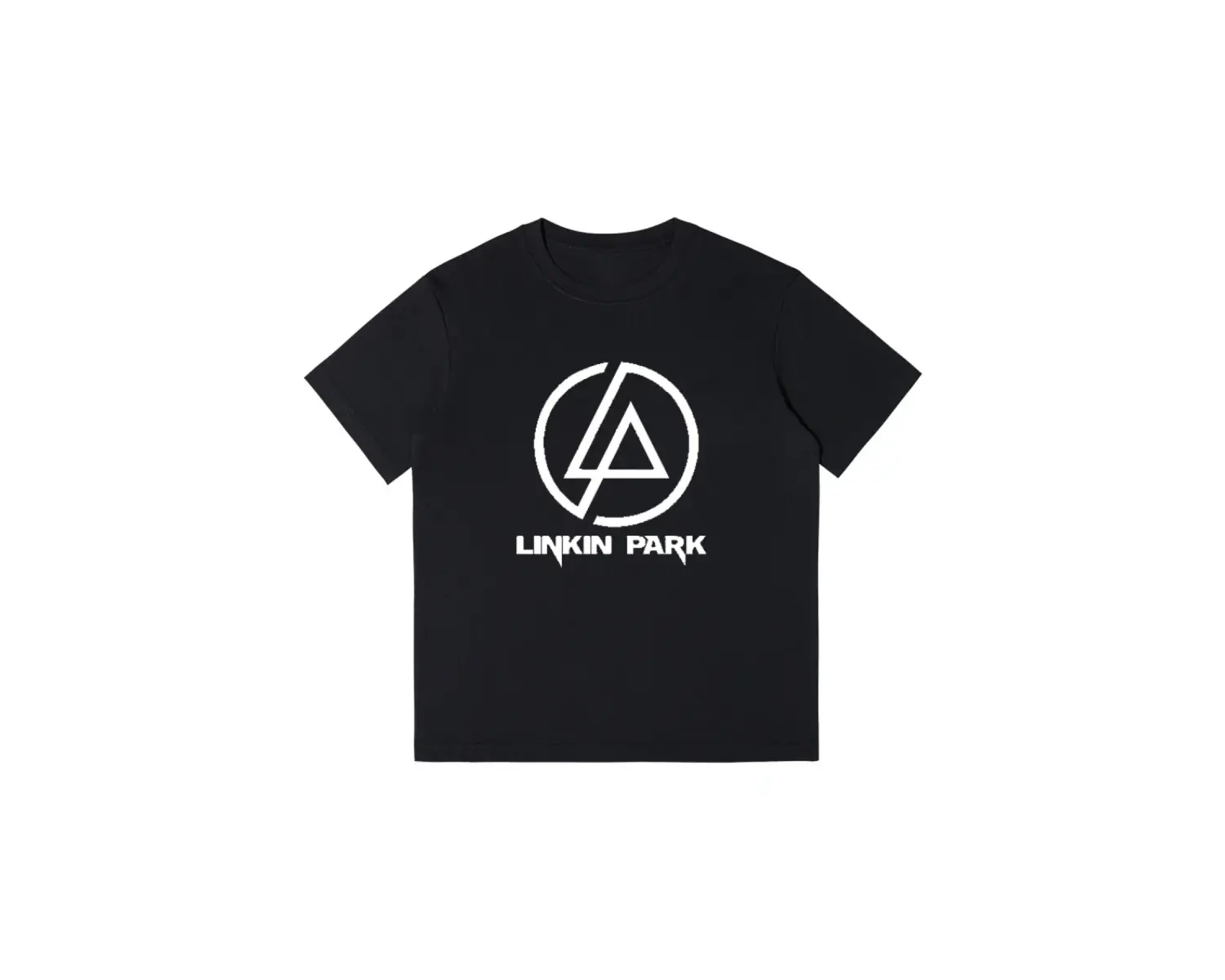 Beyaz Yeni Trend Linkin Park Band Desenli li Baskılı LOGO Sokak Nötr Stil