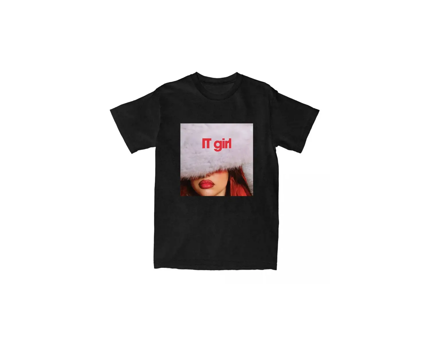 Beyaz YEŞİM BT Tek baskılı Yuvarlak Boyun