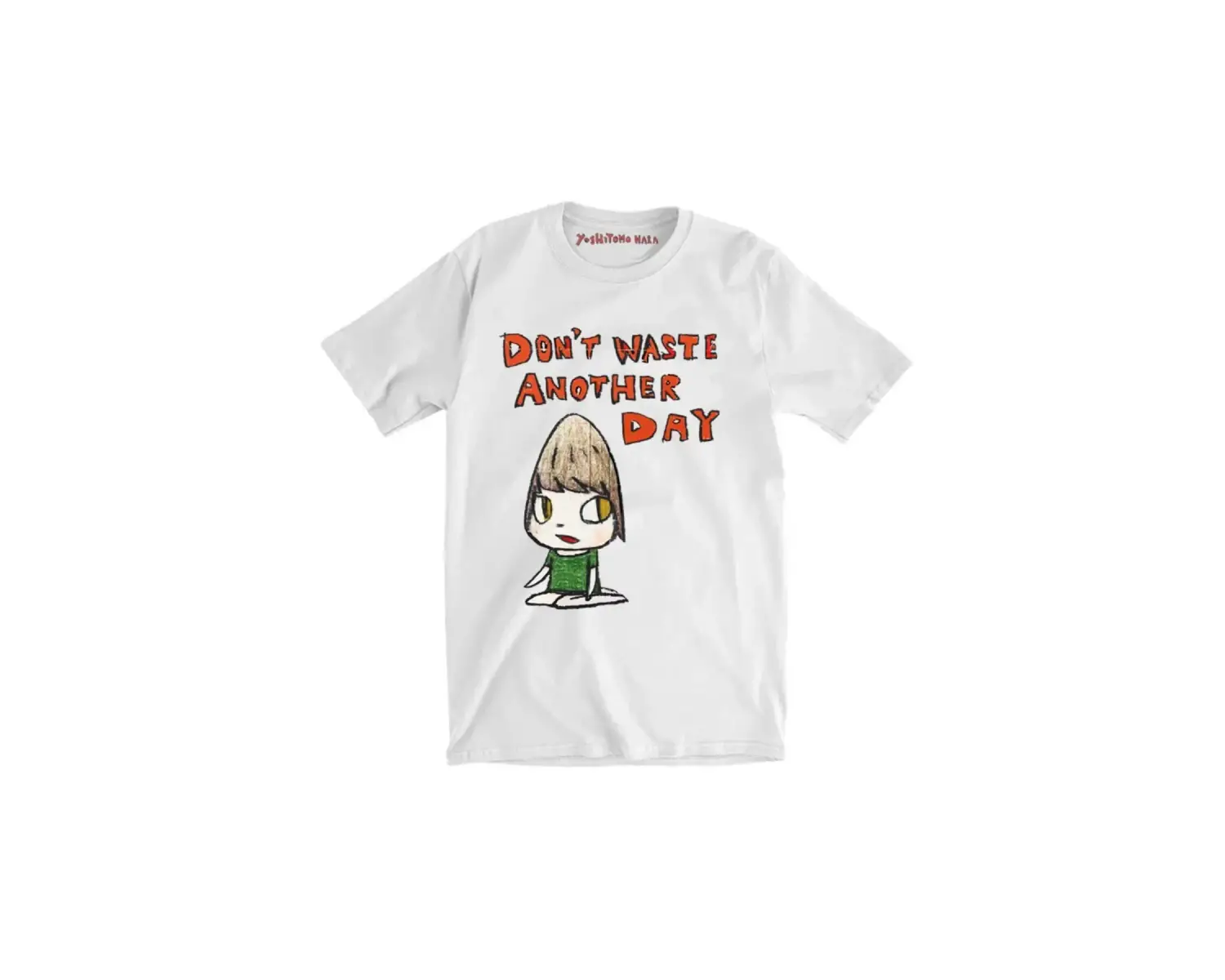 Beyaz Yoshitomo Nara Gitar Yaz T Yeni Tees an Ücre