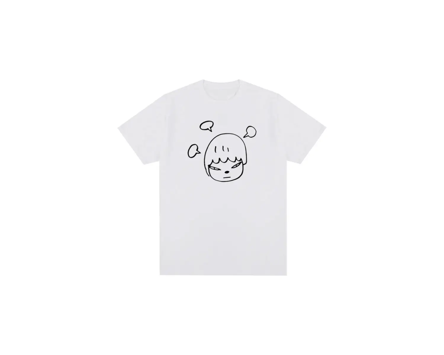 Beyaz Yoshitomo Nara Rüya T Yeni TEE TSHIRT an Üstleri Yaz Üst