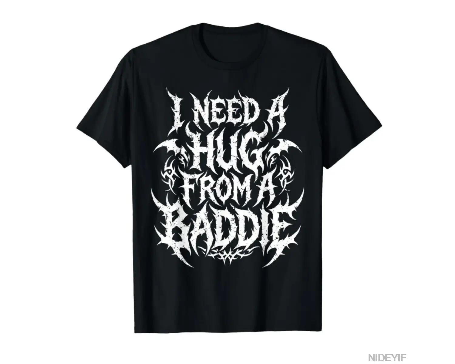 Bir Kötü Kızdan Bir Sarılma İstemiyorum Komik Alıntı Meme Mizah Erkek Kadın Tişörtü %100 Pamu