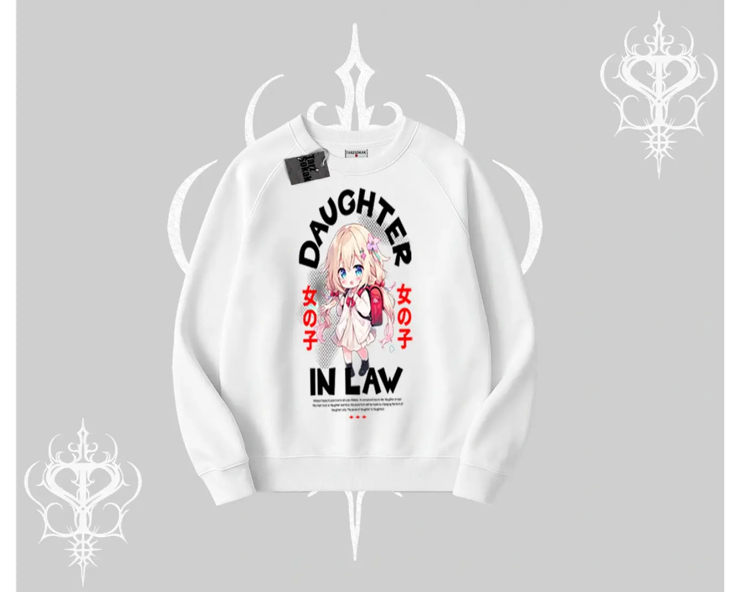 Biskilet Sweatshirt Anime Girl Daughter In Law Baskılı