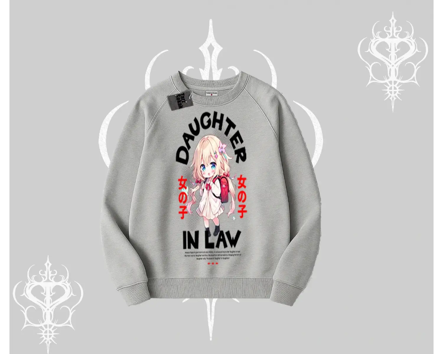 Biskilet Sweatshirt Anime Girl Daughter In Law Baskılı