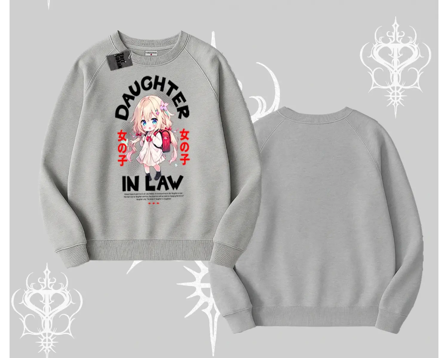 Biskilet Sweatshirt Anime Girl Daughter In Law Baskılı