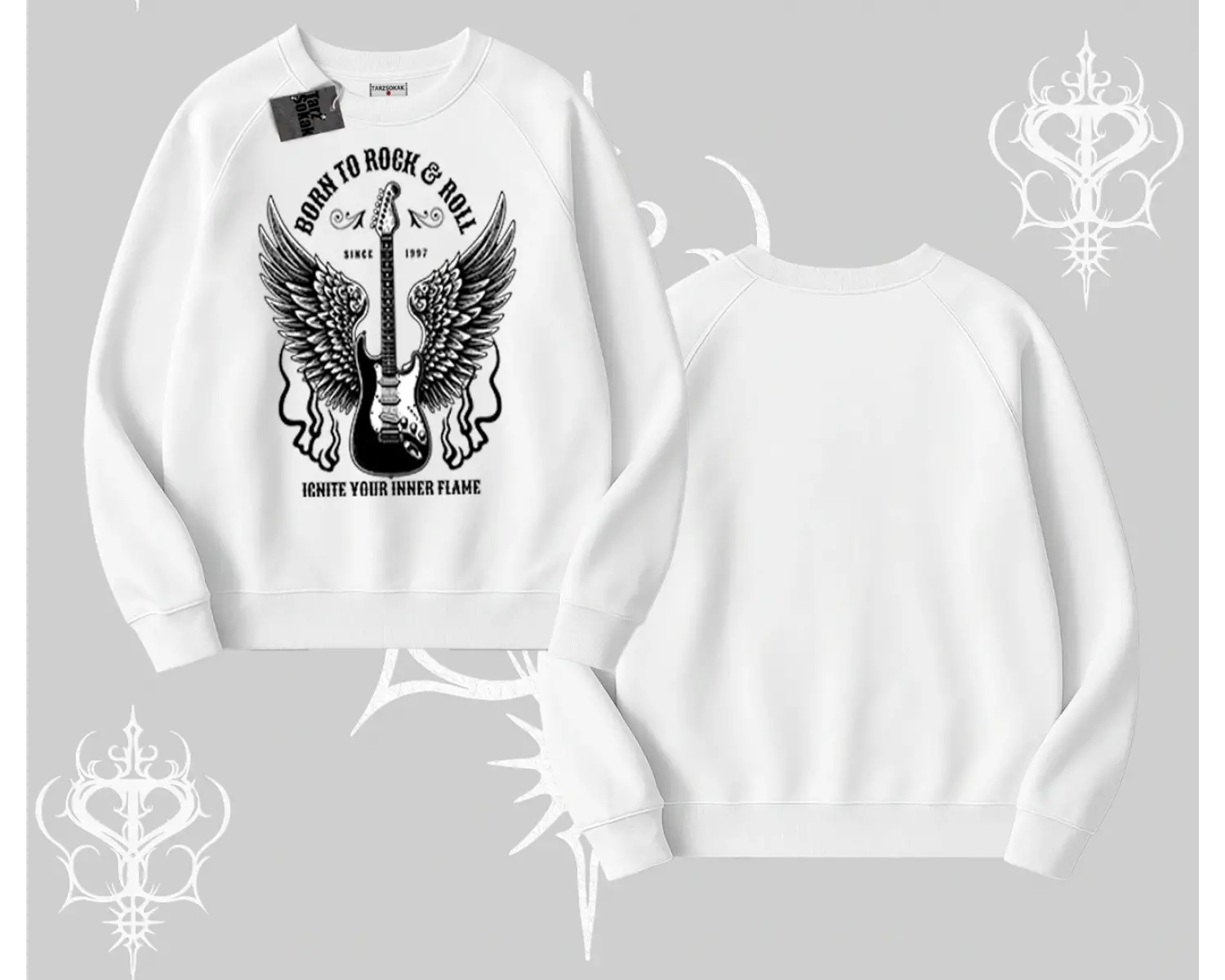 Biskilet Sweatshirt Born to Rock Eternal Flame Legacy