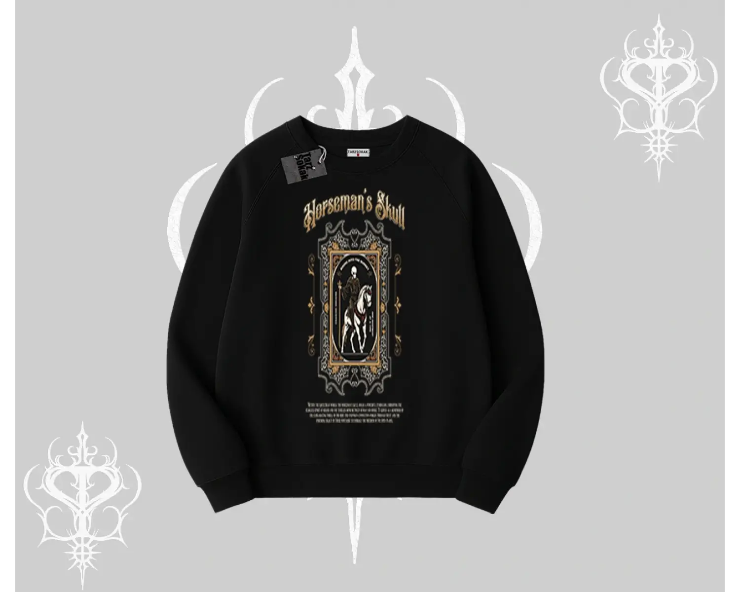 Biskilet Sweatshirt Horseman’s Skull Dark Relic Street Legacy