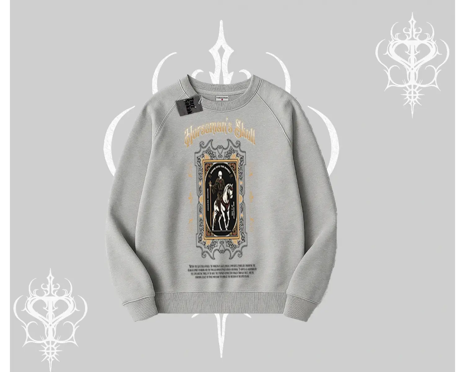 Biskilet Sweatshirt Horseman’s Skull Dark Relic Street Legacy