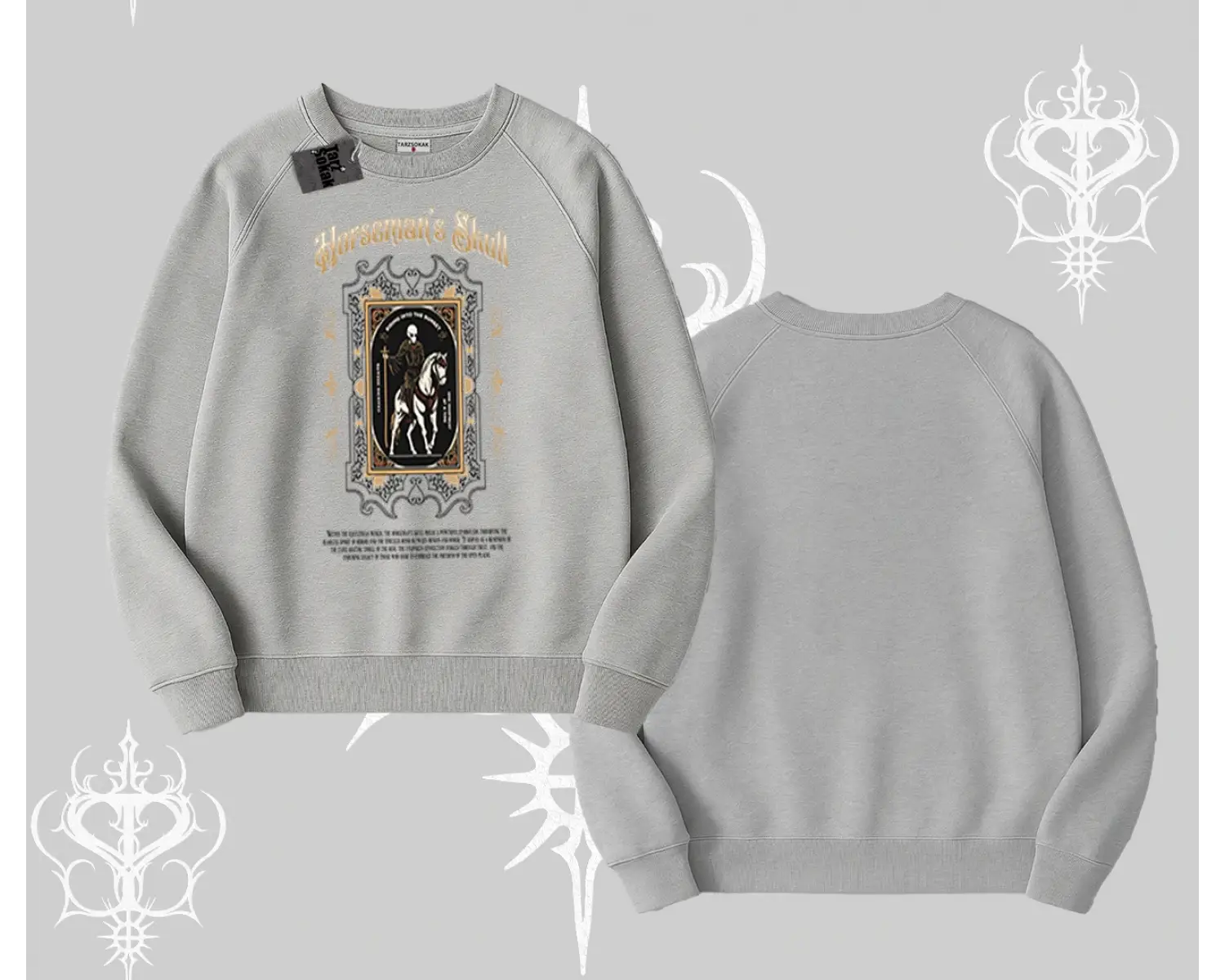 Biskilet Sweatshirt Horseman’s Skull Dark Relic Street Legacy