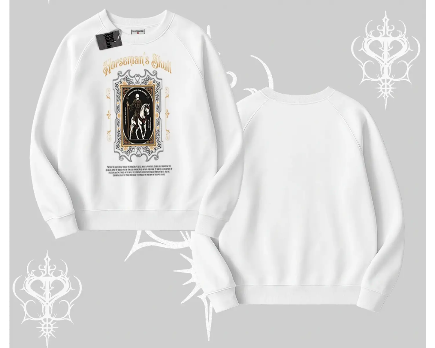 Biskilet Sweatshirt Horseman’s Skull Dark Relic Street Legacy