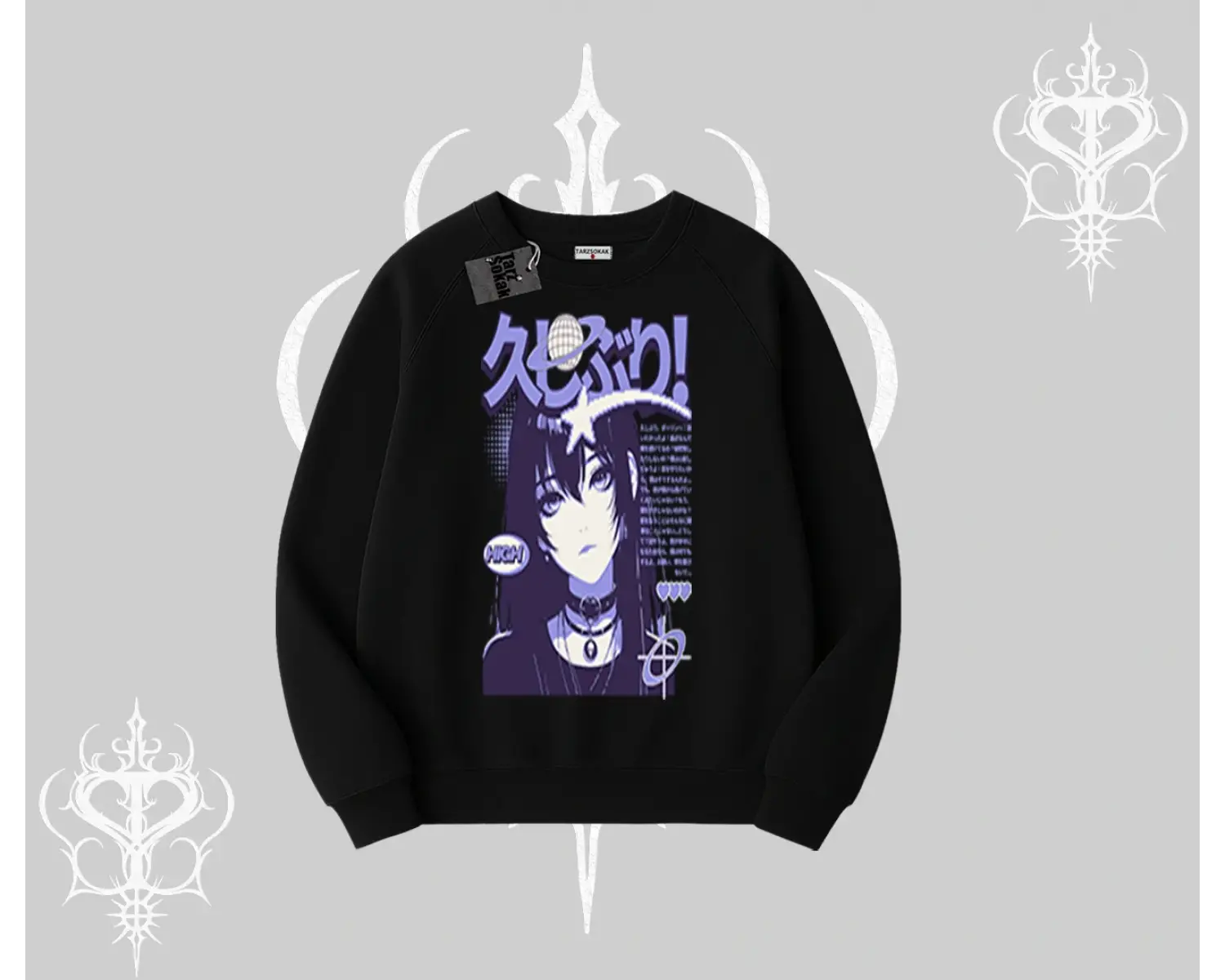 Biskilet Sweatshirt Neo Tokyo Girl Y2K Street Anime Aesthetic