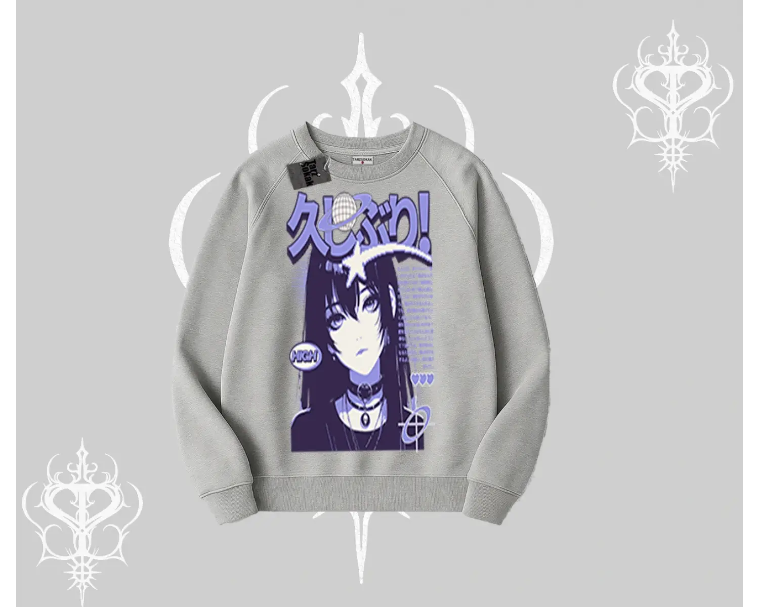 Biskilet Sweatshirt Neo Tokyo Girl Y2K Street Anime Aesthetic